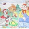 Иллюстрация по сказке "Курочка Ряба" Иллюстрация по сказке "Курочка Ряба"