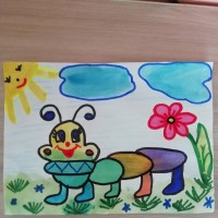 Весёлая гусеничка. Весёлая гусеничка.