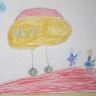 &quot;Красная планета&quot; Астанина Настя, 4,5 года. Автор: Фёдорова Галина.