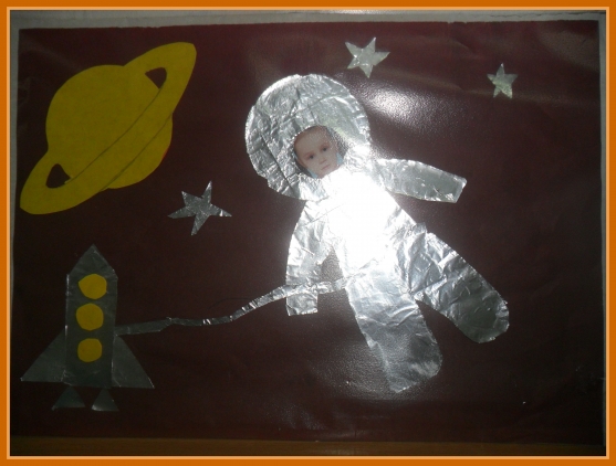 Сделать космонавта своими руками в детский сад. Поделка ко Дню космонавтики. Аппликация ко Дню космонавтики.