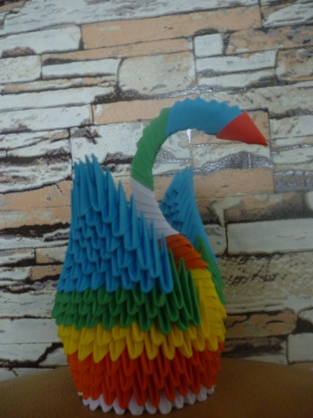 ОРИГАМИ ЛЕБЕДЬ. Как сделать лебедя из бумаги модульное оригами