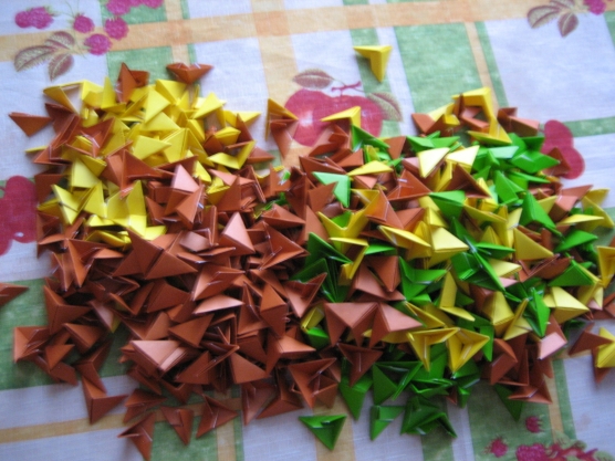 Модульное оригами. Праздничная медаль к 9 Мая. Мастер-класс