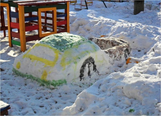Снежные постройки Фото Снежные постройки