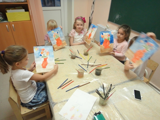 Смотреть фотографию №3 Фото №3 Рисование акварельными красками акварельными карандашами