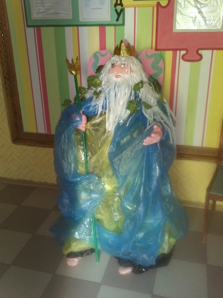 Кукла своими руками на участок детского сада. «Морской царь»