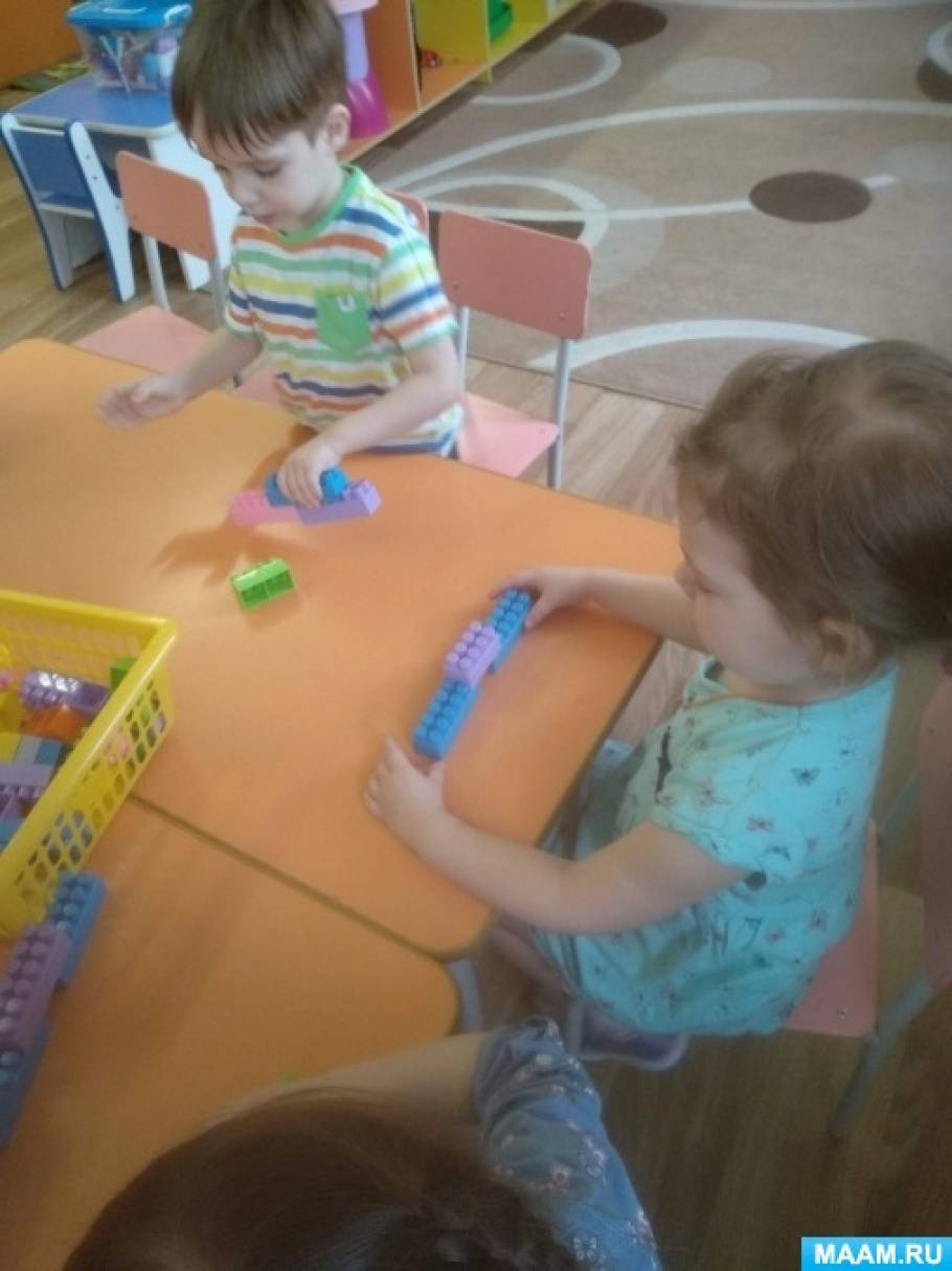 Конспект ООД по конструированию во второй младшей группе - фото