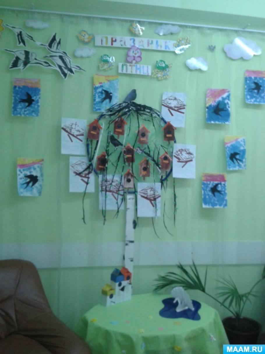 День птиц развлечение в детском саду. Украшение кабинета к весне. Выставки весной в младшей группе.