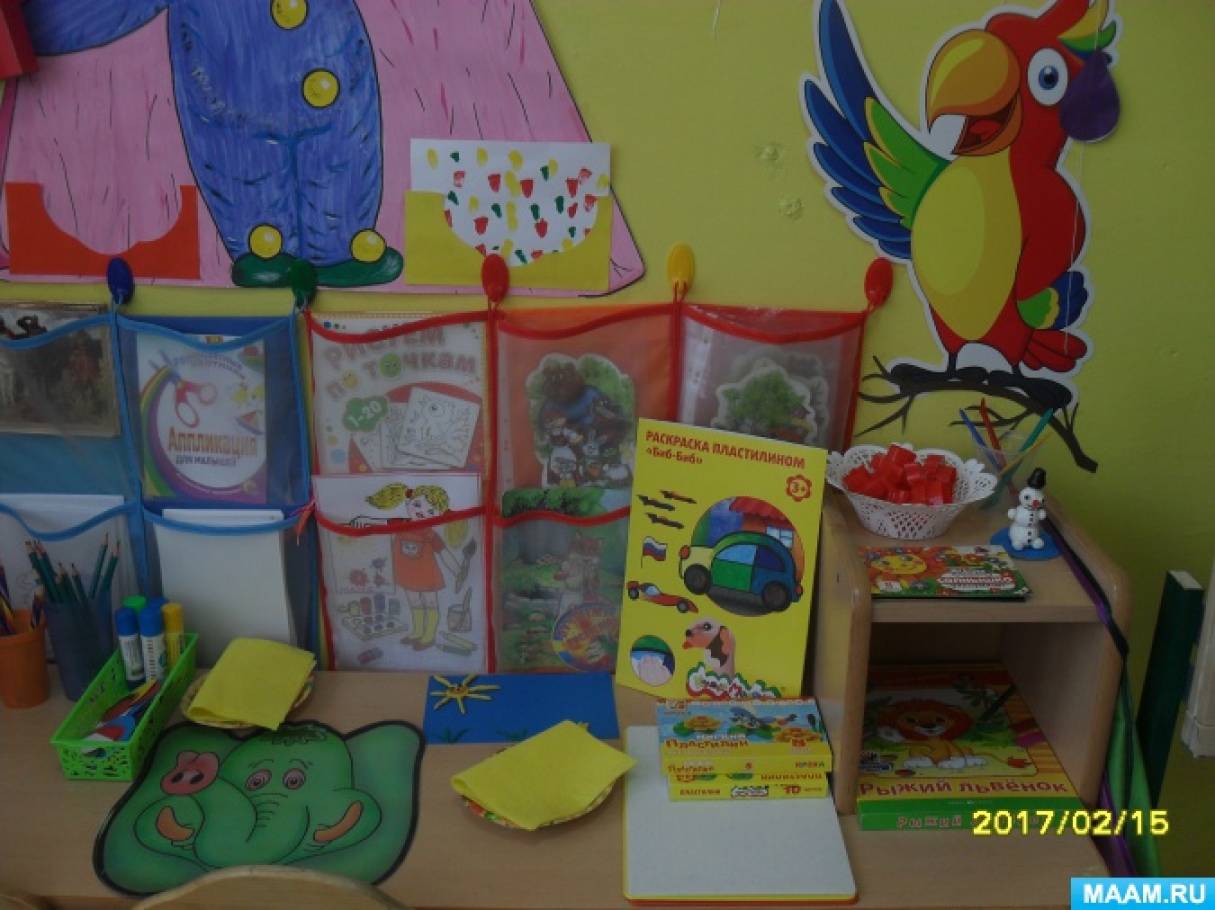 Уголок Изо В Детском Саду Оформление Фото