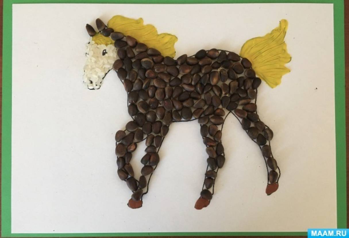 Мастер-класс «Лошадка» по конструированию из природного материала для совместного творчества с детьми ко Дню лошадей на МAAM