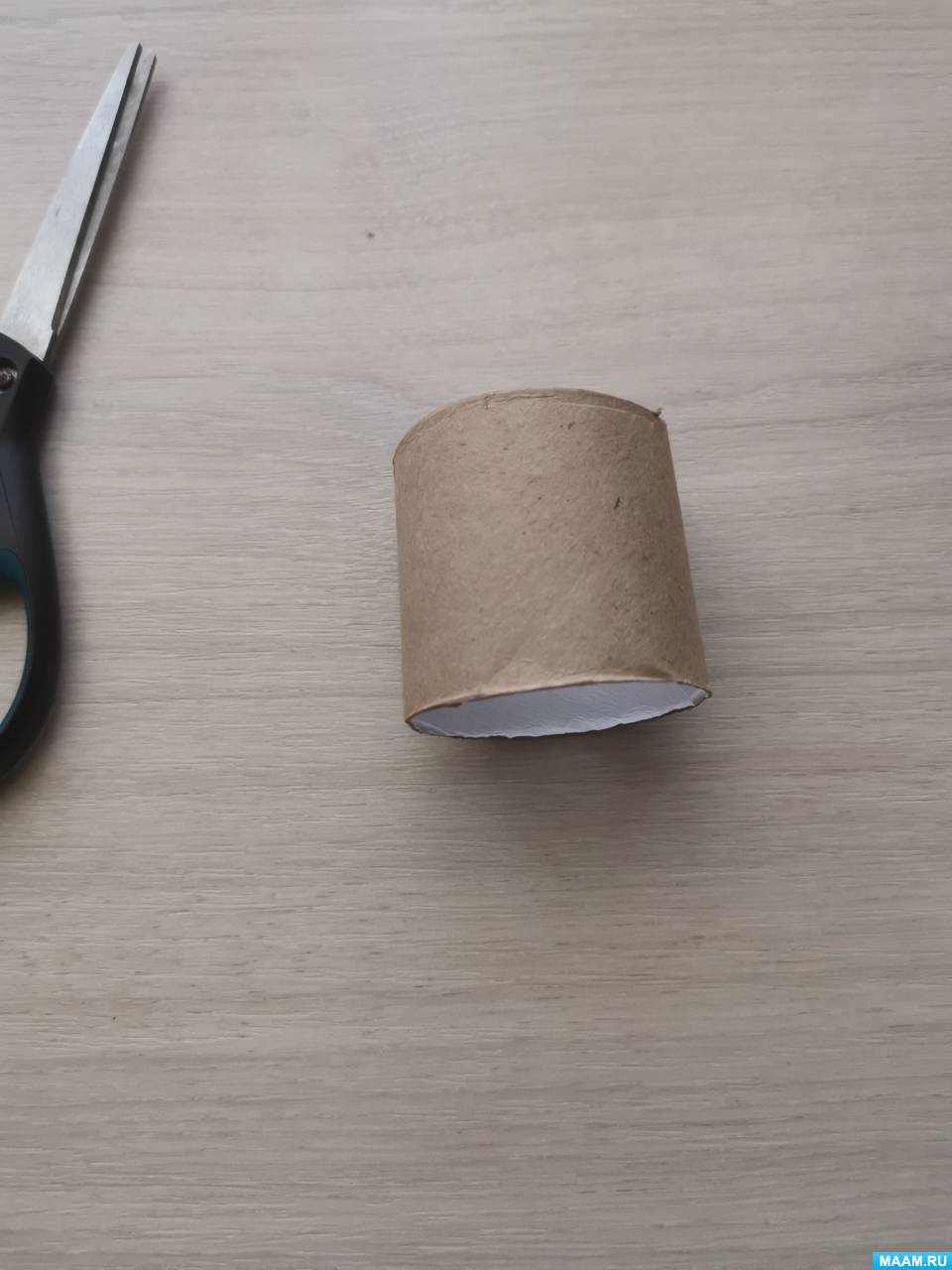 Осьминог из втулки от туалетной