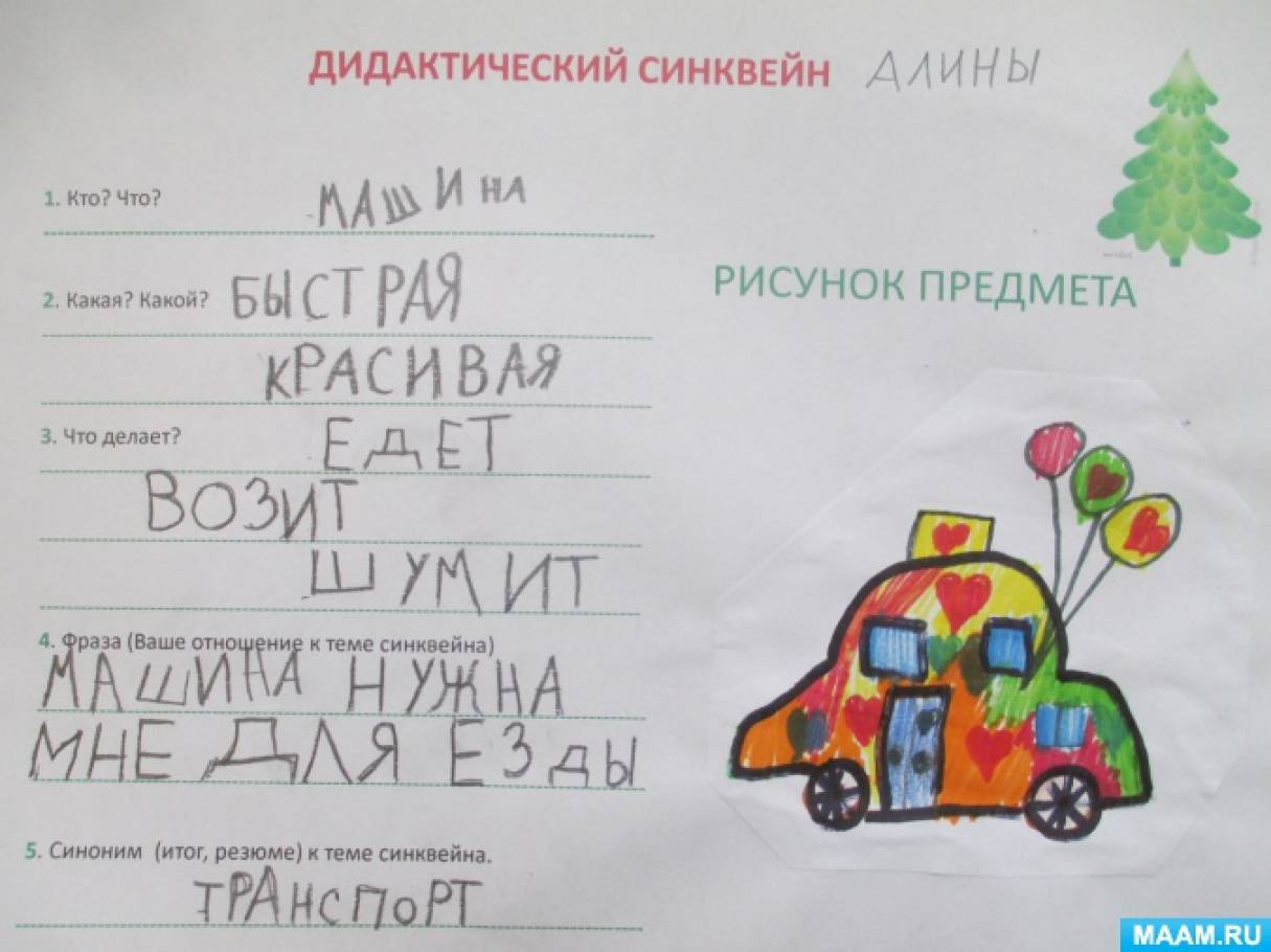 Картинки для синквейна для дошкольников