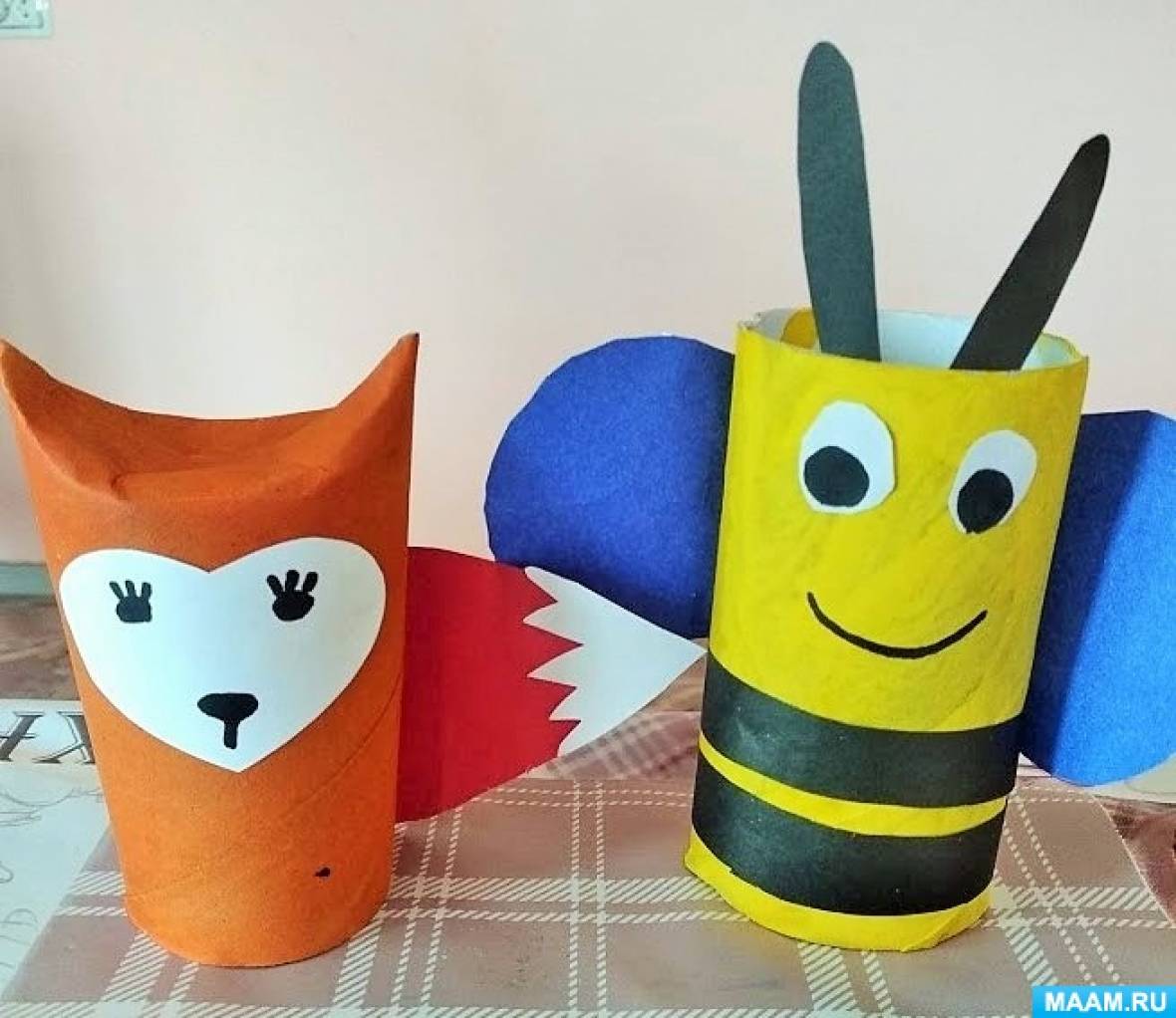 Поделки из втулок