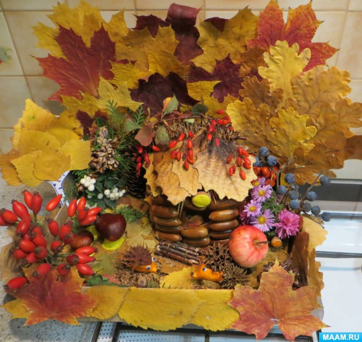 Осенние поделки в садик своими руками на тему осень: как сделать красивую поделку за 5 минут