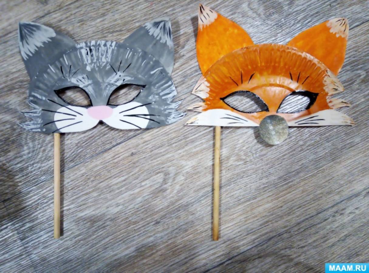 Fox Mask DIY - Fun Crafts Kids | Fox mask diy, Printable animal masks, Animal masks