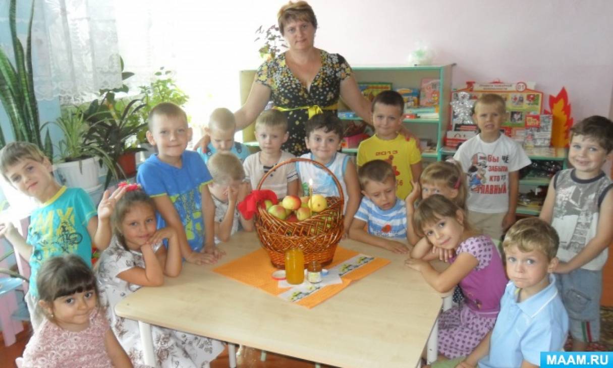 Фотоотчет о праздновании Яблочного Спаса в детском саду Фото Фотоотчет о праздновании Яблочного Спаса в детском саду