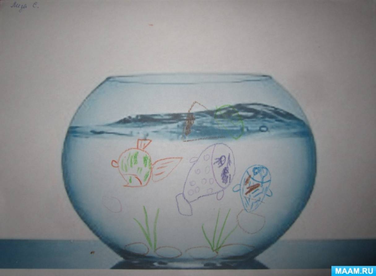 Рисования рыбки плавают в аквариуме. Рисование аквариум в средней. Рисование в ср гр рыбки в аквариуме. Аквариум круглый для рисования. Рисование ср.гр аквариум.