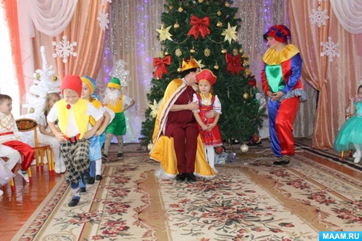 Сценарии новый год в группе