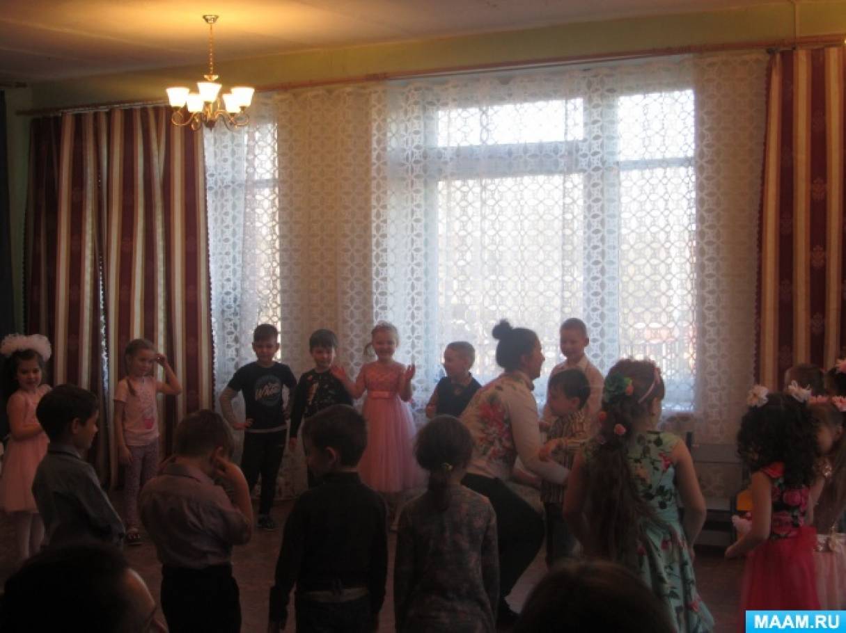 сценарий доу 8 марта с бабой ягой