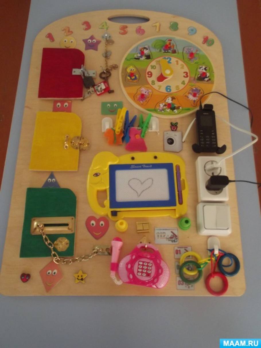 Чудо-доска «Бизиборд» (1 фото). Воспитателям детских садов, школьным ...