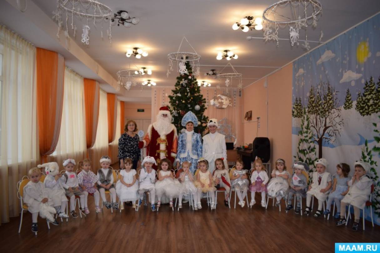 Фотоотчет о новогоднем утреннике в первой младшей группе Фото Фотоотчет о новогоднем утреннике в первой младшей группе