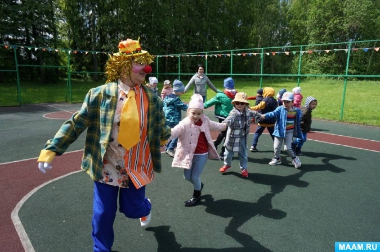 Сценарий клоуна в детском саду