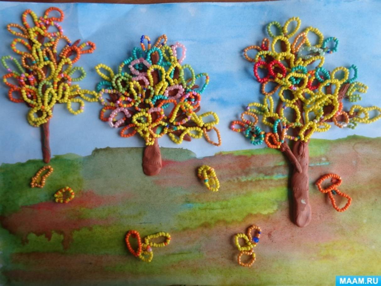 Лепка дерево средняя группа. Лепка из пластилина на тему осень. Лепка дерево. Пластилинография в детском саду. Дерево из пластилина.