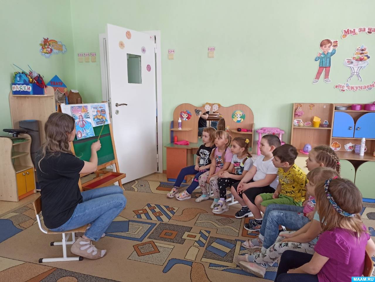 Беседа с детьми старшей группы «Осторожно, тонкий лед»