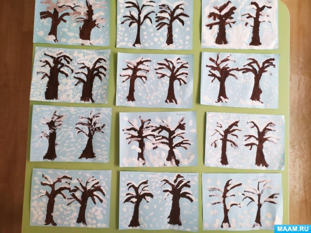 Рисование дерева в средней группе. Развесистое дерево рисование в средней группе. Рисование в средней группе на тему деревья. Рисование в средней группе деревья в феврале.