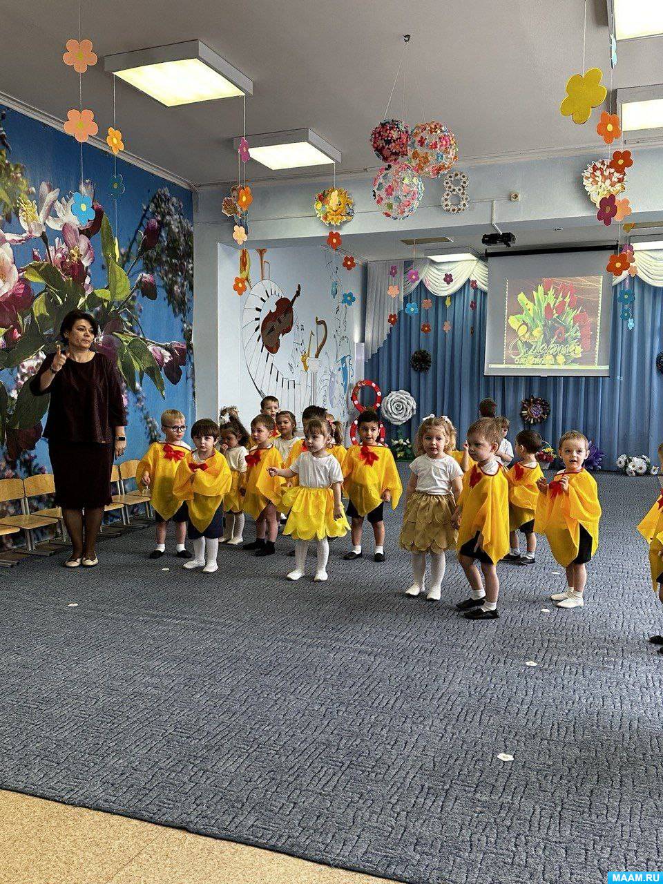 утренник к 8 марта в ясельной