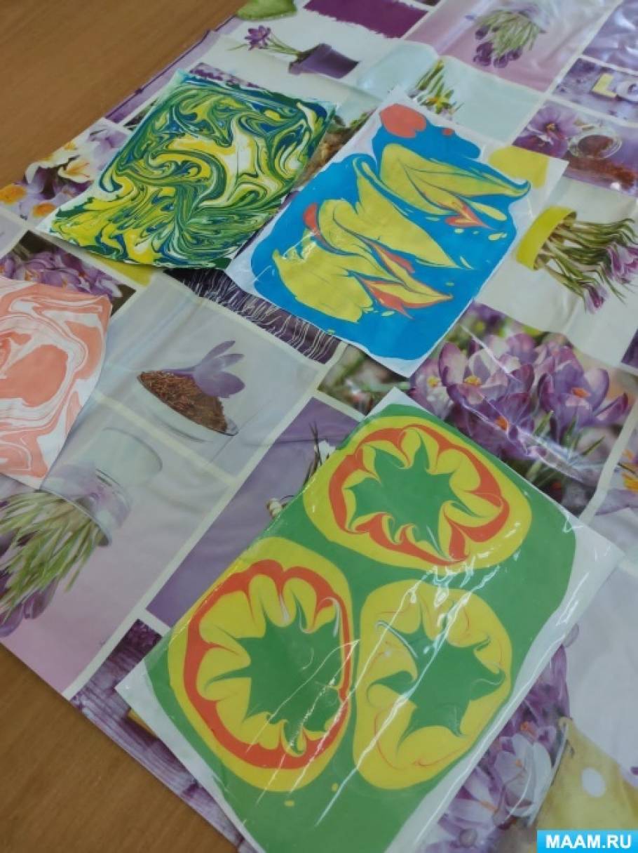 Эбру. Техника рисования - Фотоотчёты. Воспитателям детских садов ...