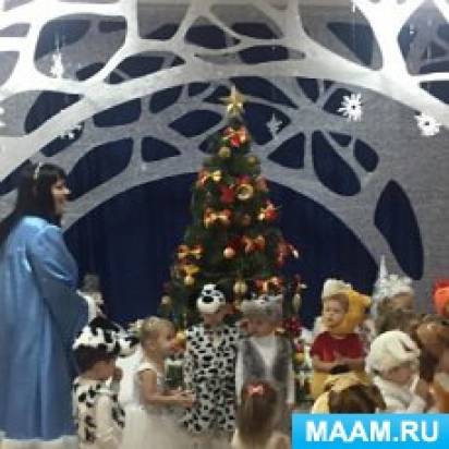 Сценарий новогоднего развлечения по мотивам сказки «Заюшкина избушка» в первой младшей группе Фото Сценарий новогоднего развлечения по мотивам сказки «Заюшкина избушка» в первой младшей группе