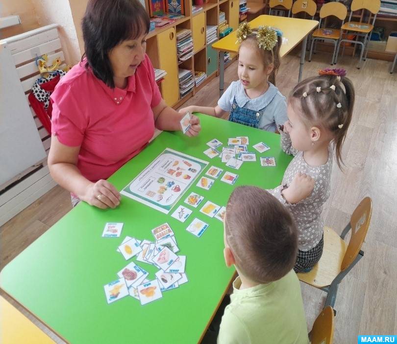 Проект «Полезные и вредные продукты» в средней группе