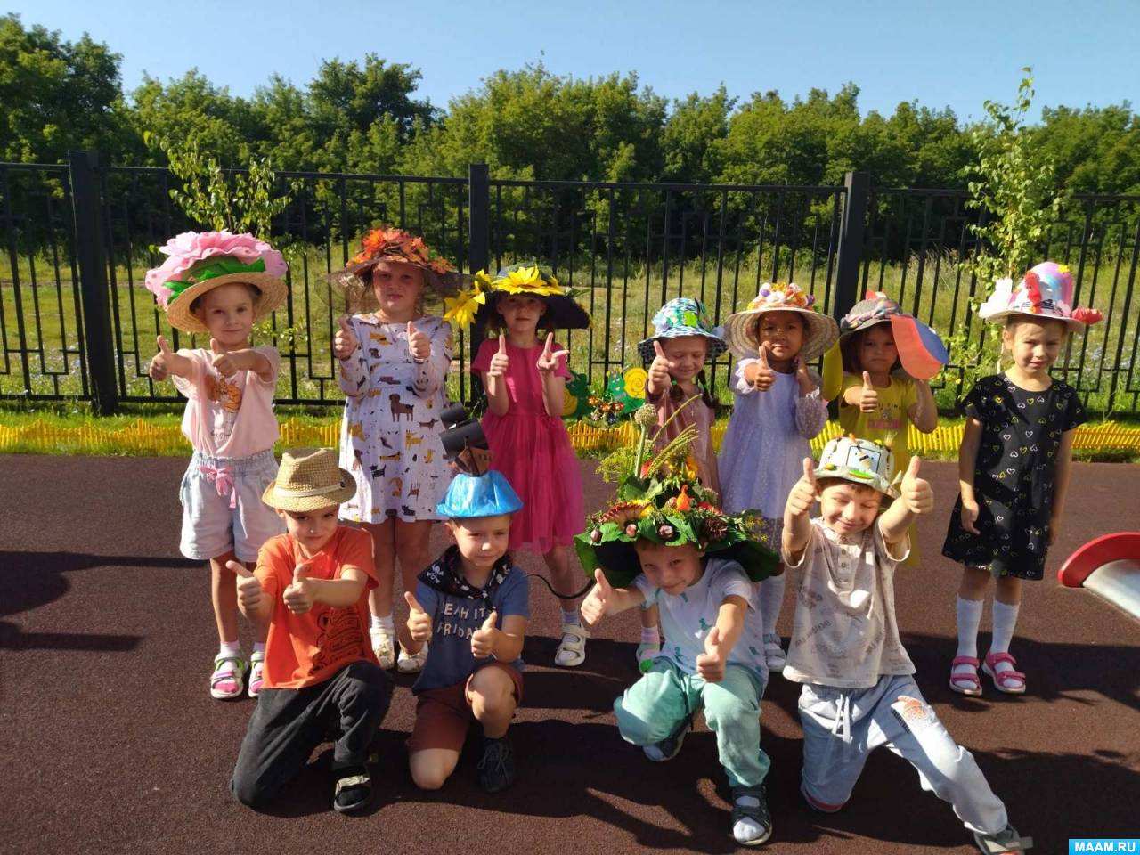 Летний конкурс «Парад панам и шляп» для детей 5–7 лет