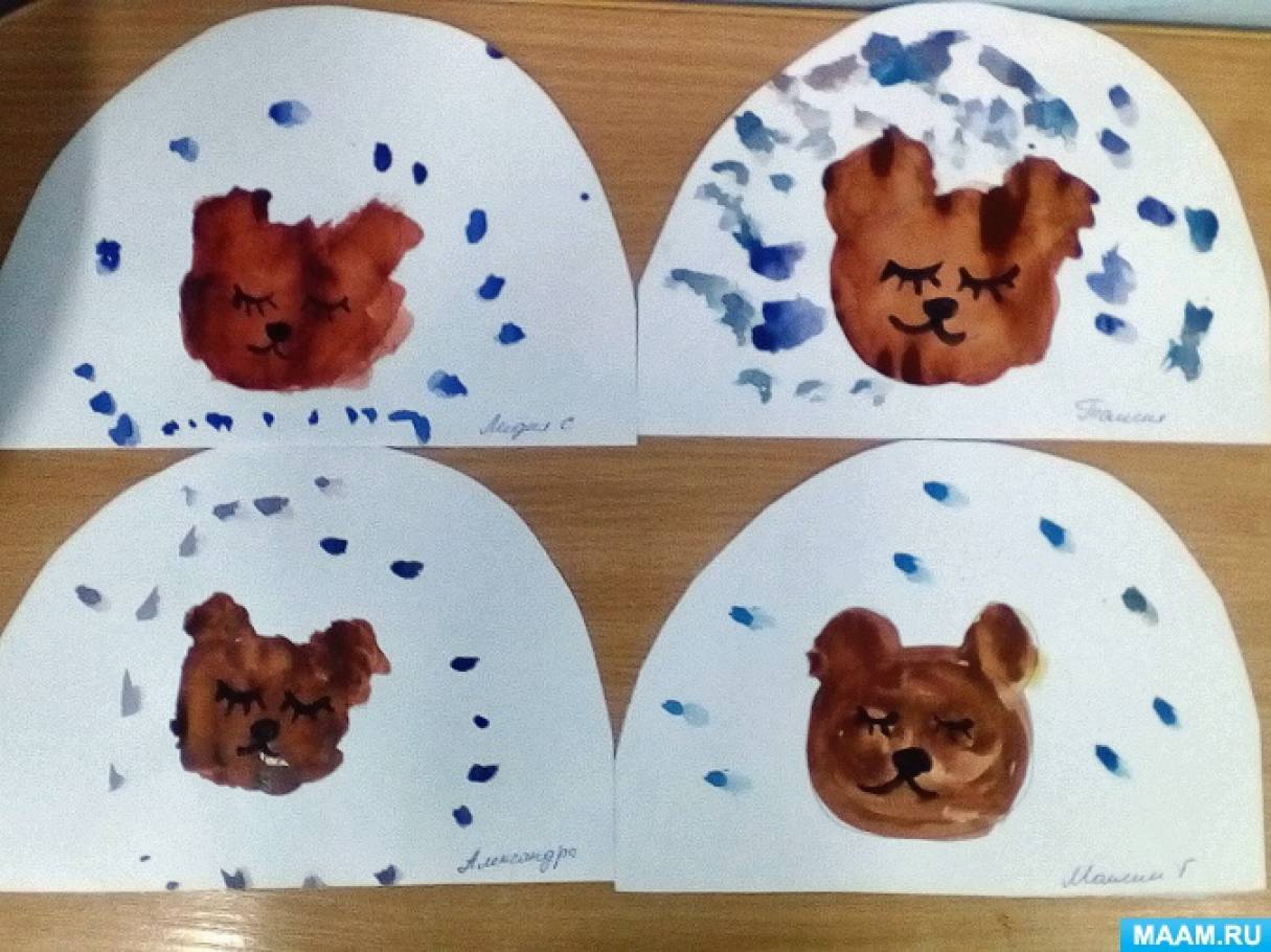 Лепка мишка во второй младшей группе. Рисование медведь в берлоге средняя группа. Рисование мишка в берлоге средняя группа. Рисование в млад групре Дикие животные. Рисование мишки в берлоге в младшей группе.