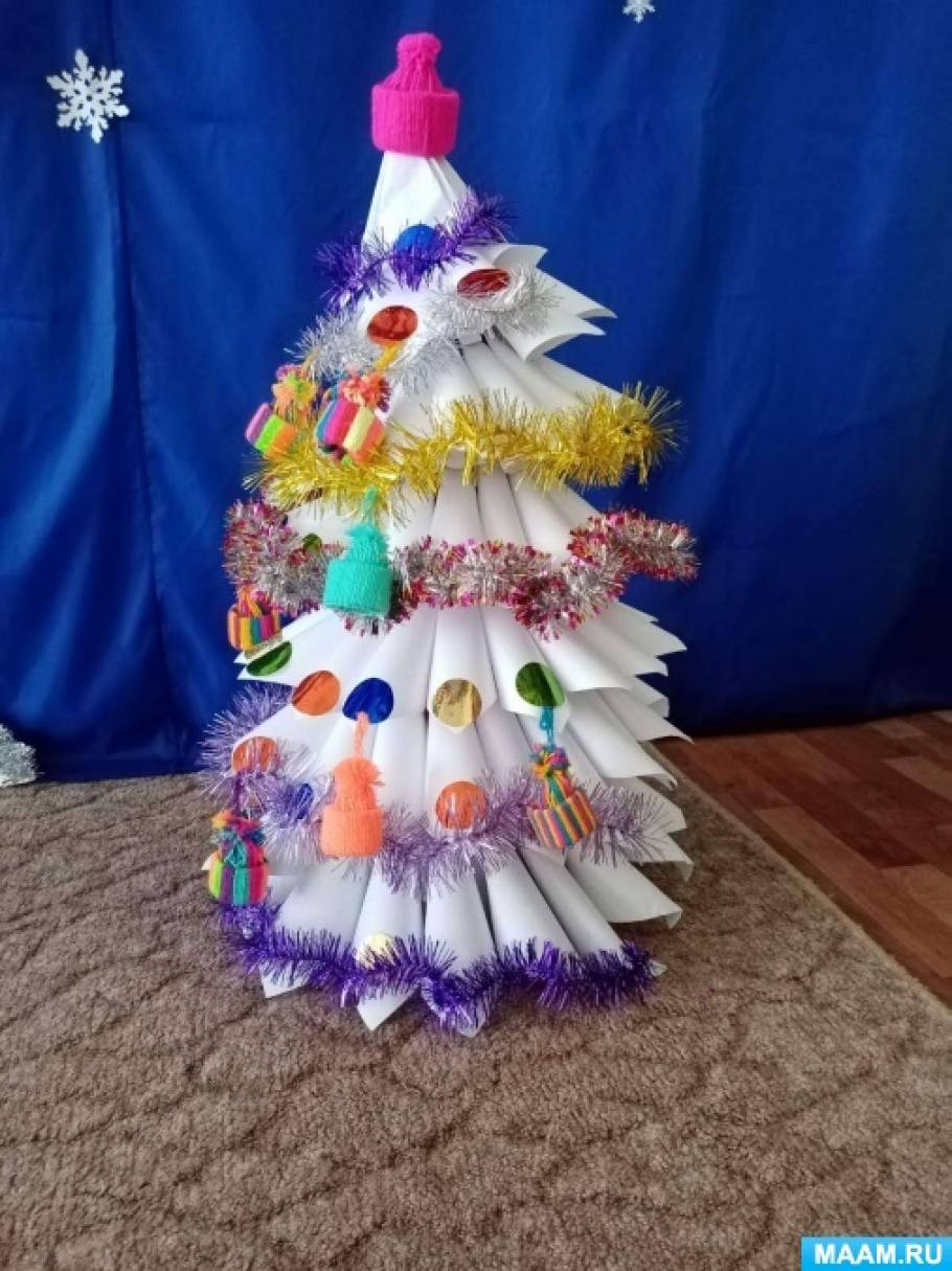 Креативная елка своими руками на конкурс