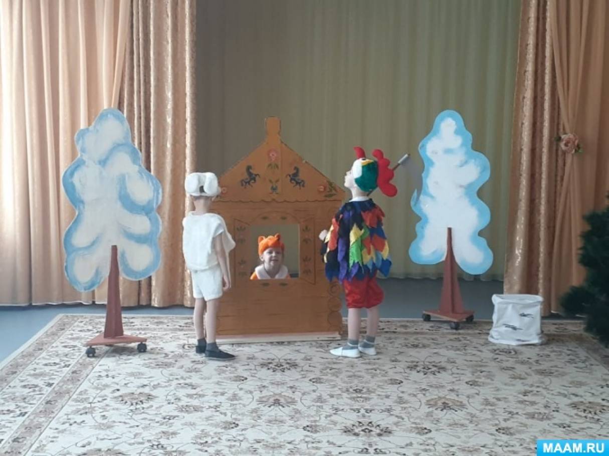 План конспект театрализованной игры в старшей группе заюшкина избушка