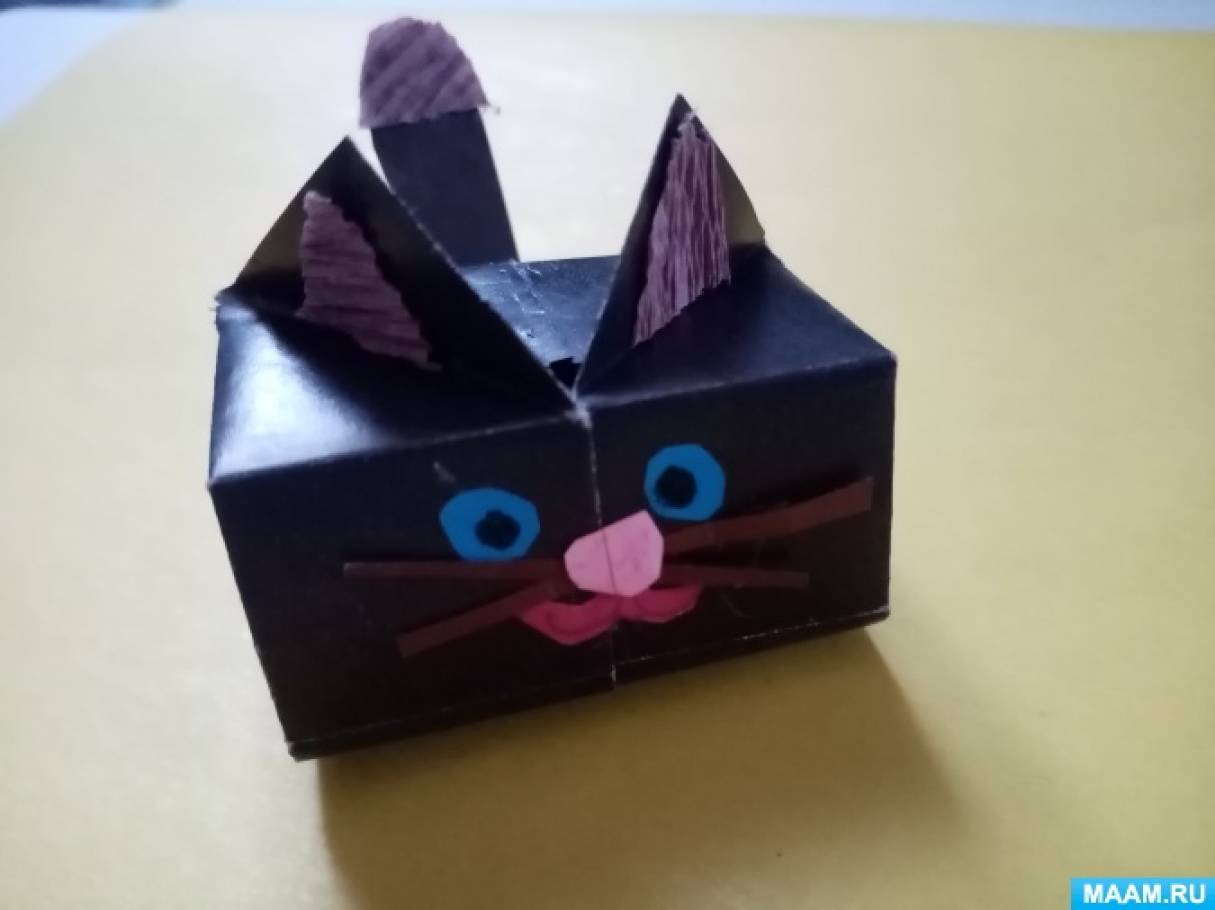 Мастер-класс по изготовлению игрушки-забавы «Прыгающая кошечка» в технике оригами