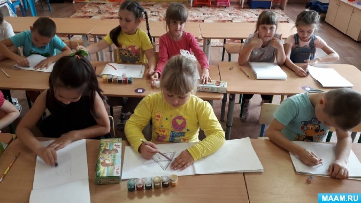 занятия по пдд в подготовительной группе в игровой форме по рисованию
