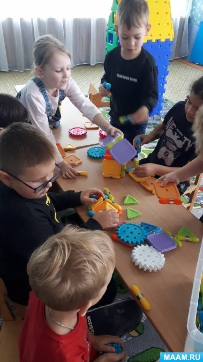 Фотоотчет о занятии с детьми с ТНР «Конструктор «Клик» (3 фото ...