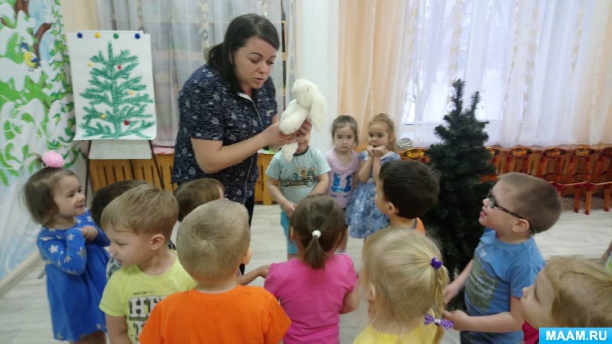 Конспект занятия по конструированию во второй младшей группе «Избушка для зайчика» Фото Конспект занятия по конструированию во второй младшей группе «Избушка для зайчика»