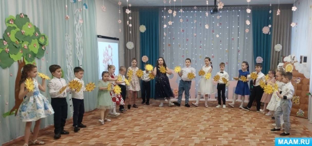 сценарий сказки 8 марта в подготовительной группе