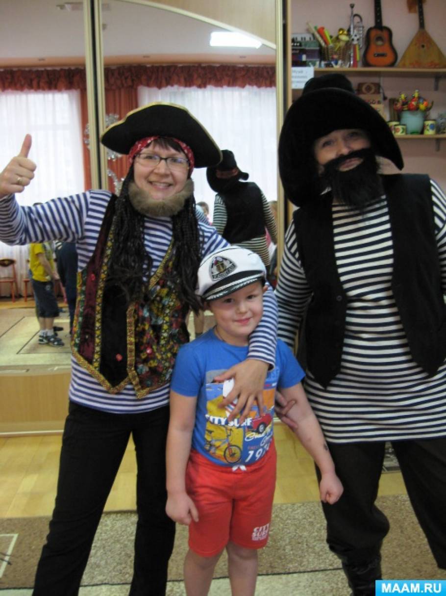 Сценарий праздника «Пиратский день рождения в детском саду»