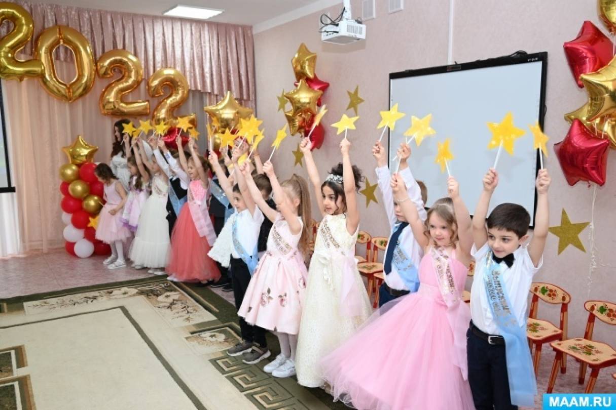 Сценарий выпускного праздника в детском саду «Фильм нашего детства»