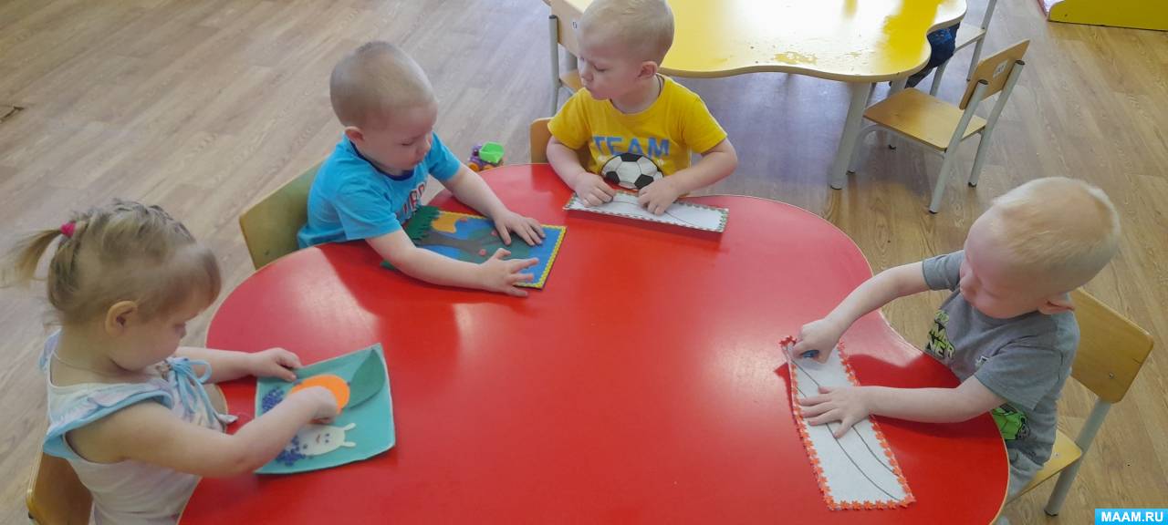 «Пальчиковый планшет». Тренажер из фетра для развития мелкой моторики ...