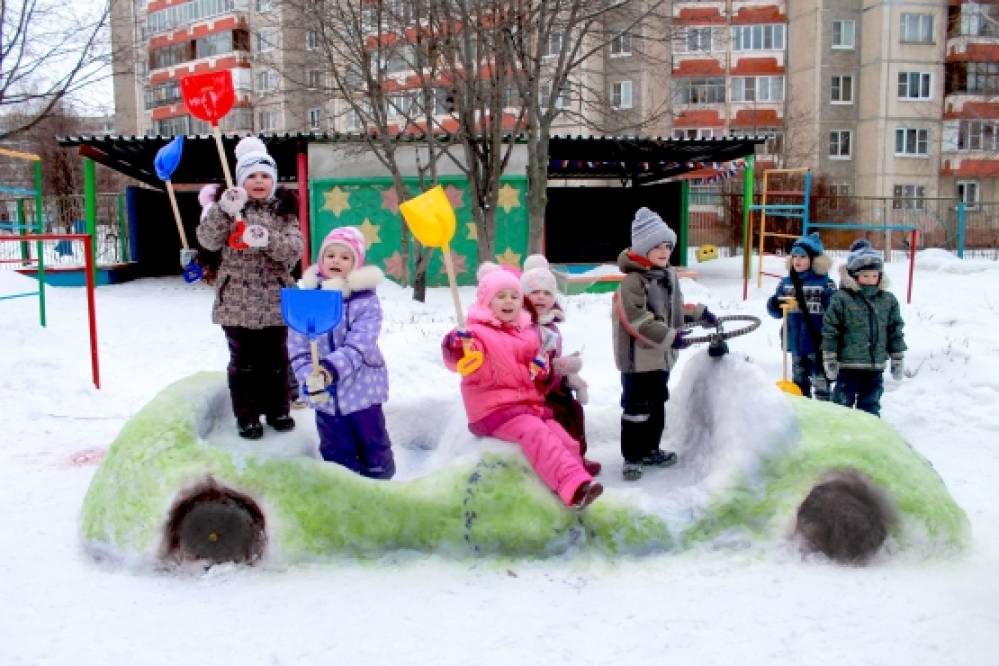 Фото Детского Сада Зимой