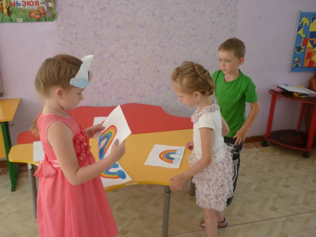 Весеннее развлечение для 1 младшей группы. День радуги в старшей группе. день радуги в младшей группе. беседа о радуге в старшей группе. в аул к горянке занятие старшей группе.