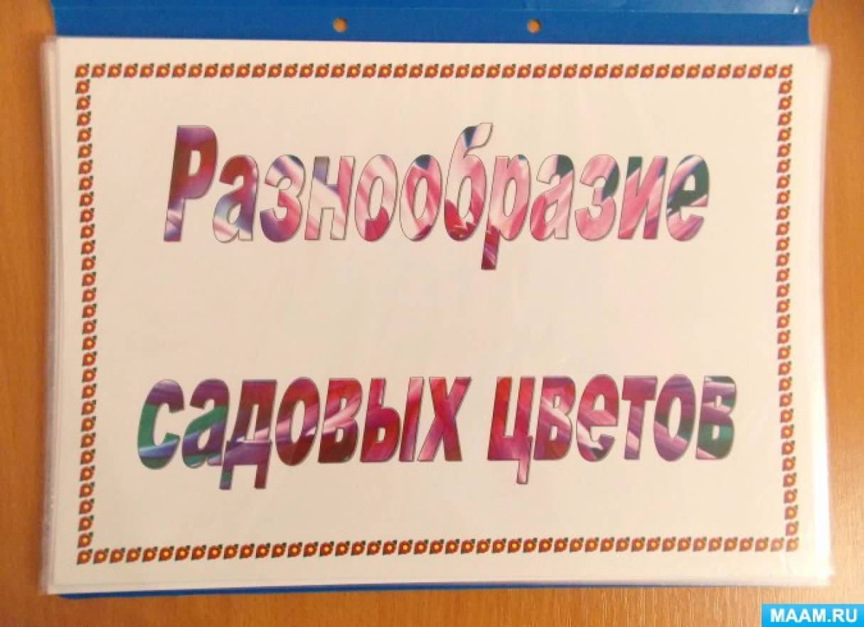 Фотоальбом «Разнообразие садовых цветов»