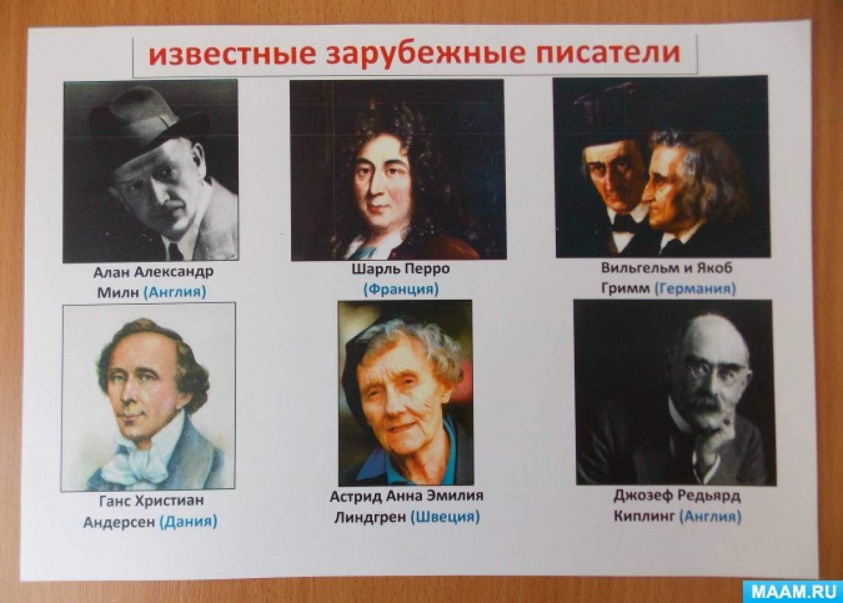 Проект о зарубежных писателях