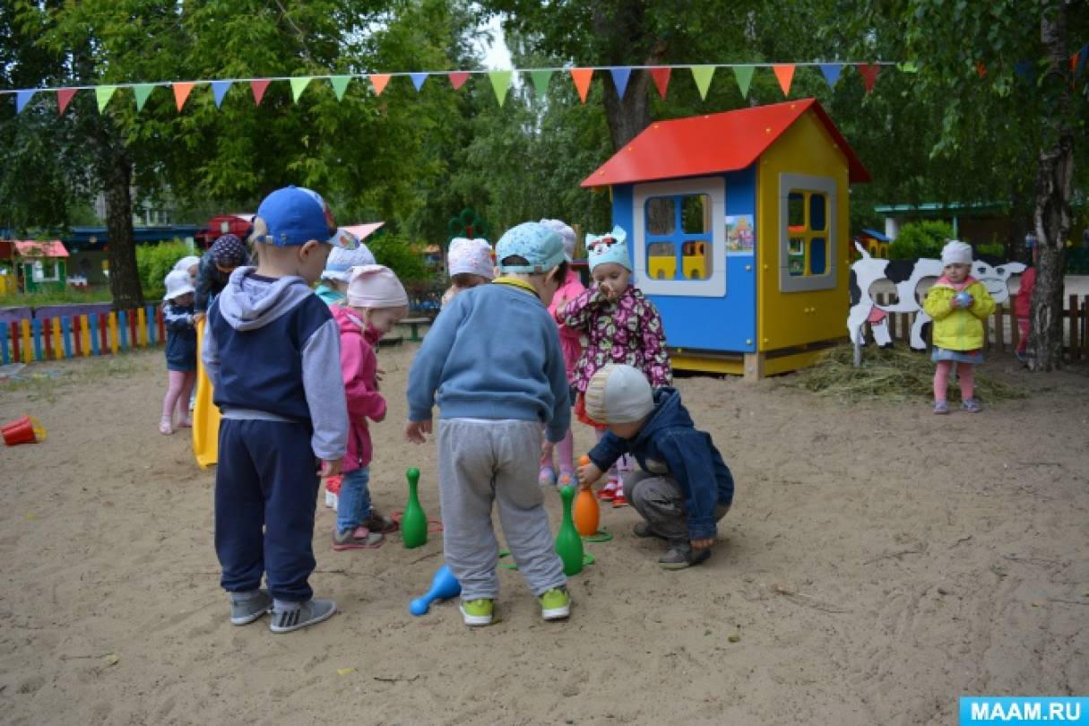 Среда развития ребенка в доу в летний период