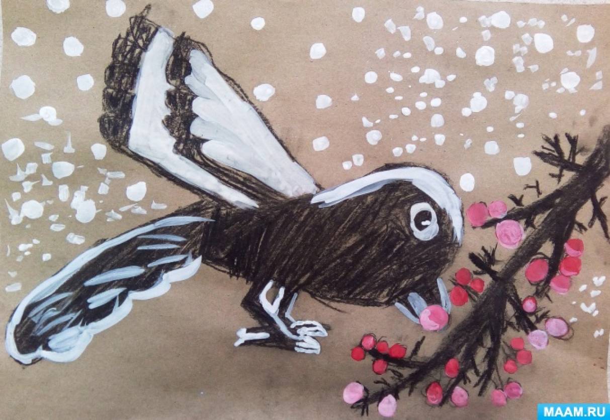 Конспект занятия по изобразительному искусству по рассказу Н. Сладкова «Курорт «сосулька». Возраст детей 6–8 лет